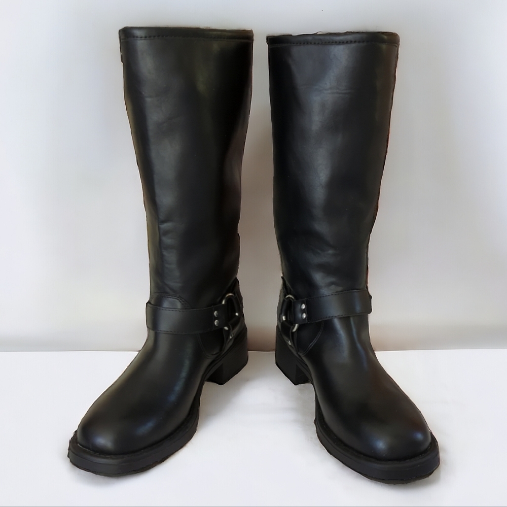 MADDEN GIRL MOTO HARNESS TOURING BOOTS SIZE 9.5